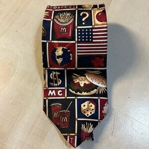 McDonald’s 1994 USA themed collector/employee necktie